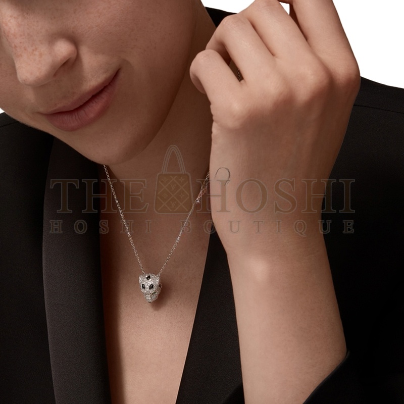Ca*t1er PANTHÈRE DE Ca*t1er PENDANT, PAVED N7424342 Master Quality
