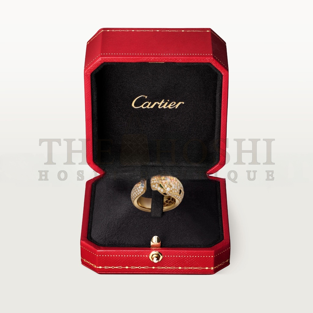 Ca*t1er PANTHÈRE YELLOW GOLD DE Ca*t1er RING N4767700 Master Quality