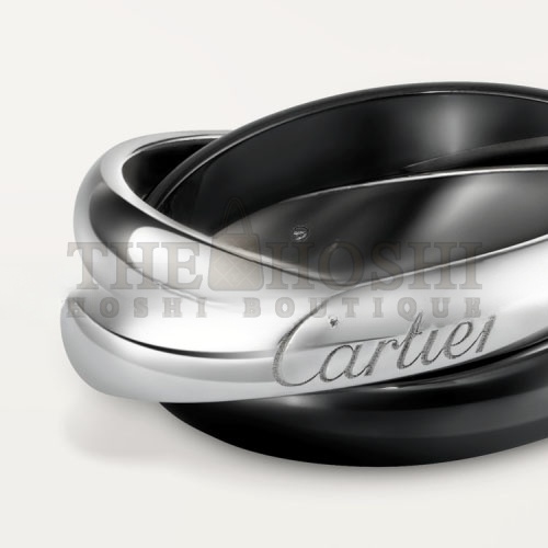 Ca*t1er TRINITY RING, CLASSIC CERAMIC B4095600 Master Quality