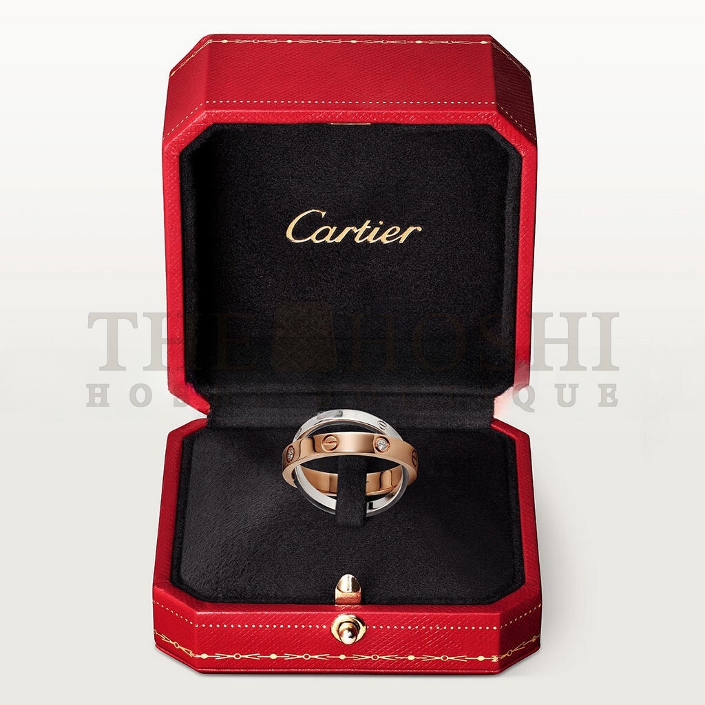 Ca*t1er  LOVE RING, 6 D1am0ndS B4094300 Master Quality
