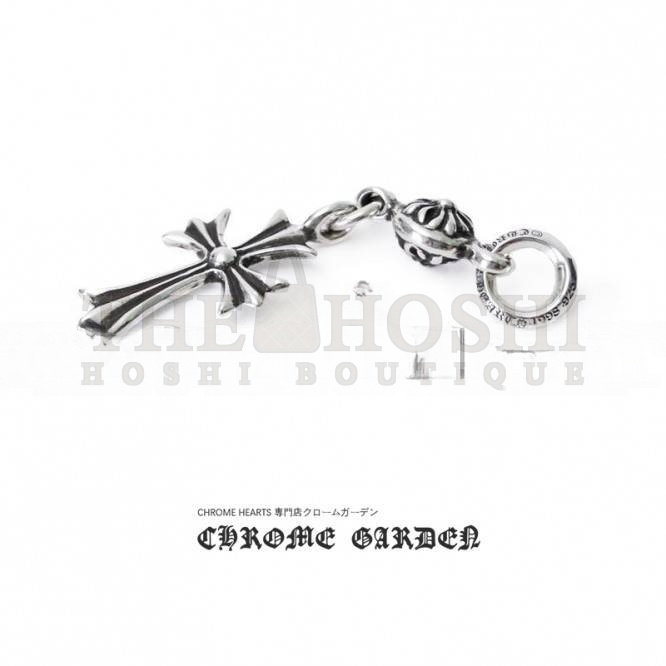Ch*0me He**ts CROSS WITH ONE SILVER BALL CHARM(Pendant Only) Master Quality