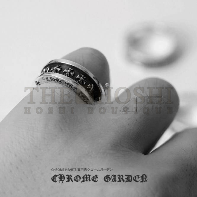 Ch*0me He**ts TINY CH PLUS SPINNER RING Master Quality