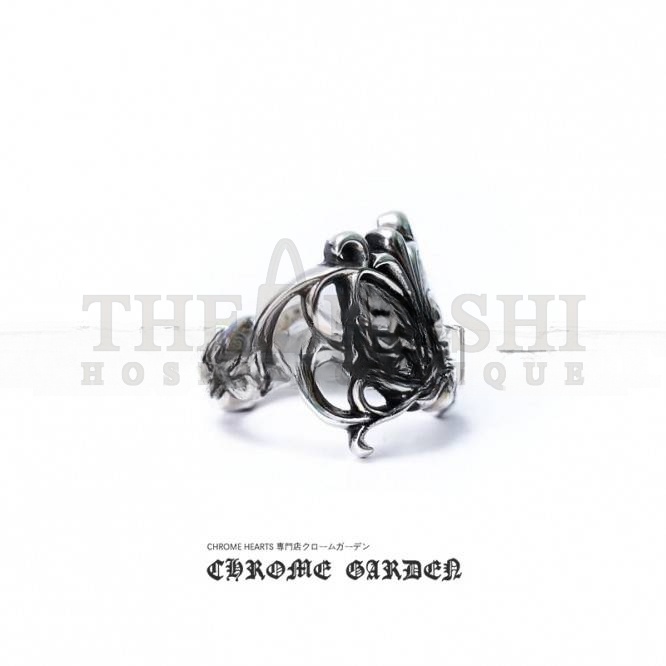 Ch*0me He**ts BUTTERFLY FLORAL CROSS RING Master Quality