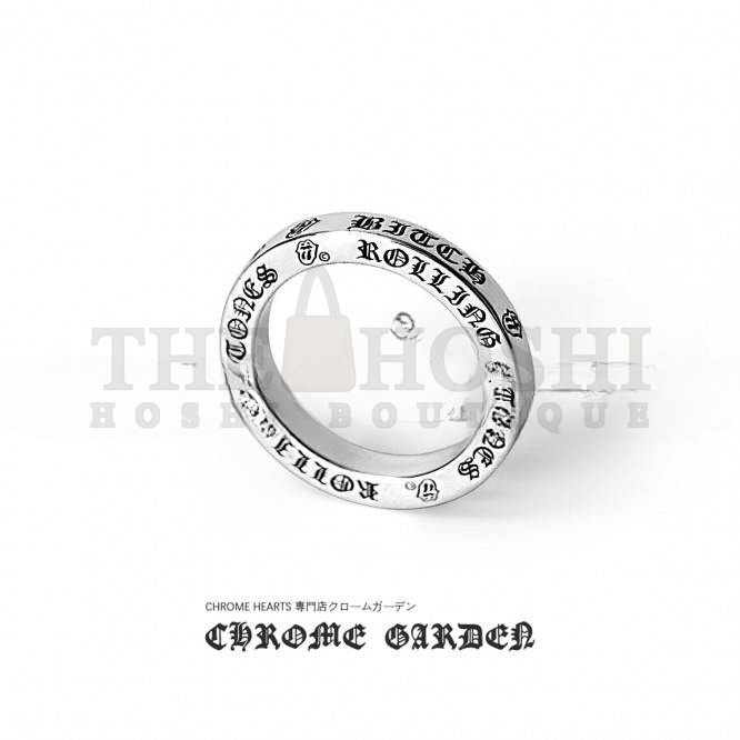 Ch*0me He**ts 3MM THE ROLLING STONES B*TCH SPACER RING Master Quality