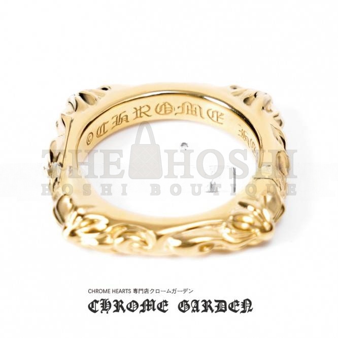 Ch*0me He**ts 22K GOLD SBT BAND RING Master Quality