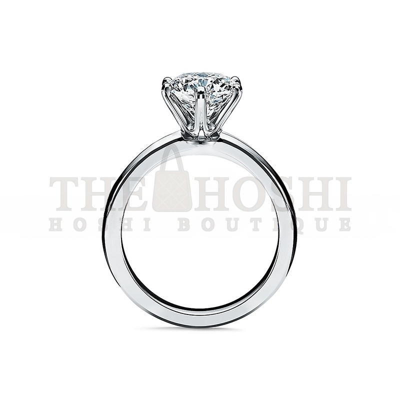 T*f*ny SETTING ENGAGEMENT RING IN PLATINUM GRP10862 Master Quality