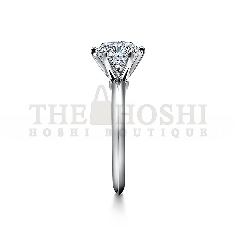 T*f*ny SETTING ENGAGEMENT RING IN PLATINUM GRP10862 Master Quality