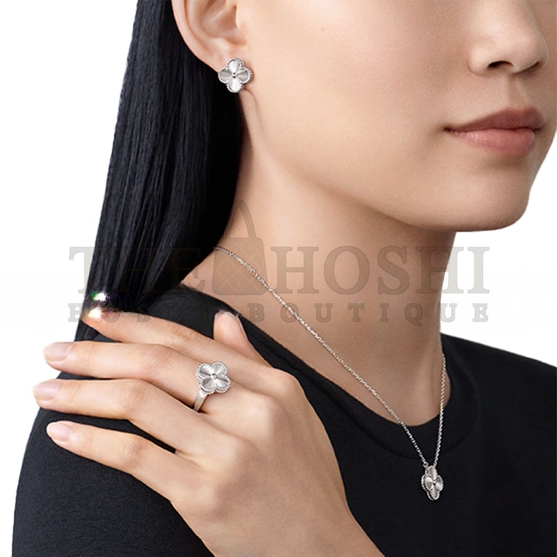 V*n Cl**f ARPELS VINTAGE ALHAMBRA EARRINGS VCARP9XF00 Master Quality