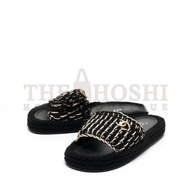 Ch**el NEW WOVEN SLIPPERS FOR WOMEN LAMBSKIN LEATHER G38189 X56418 94305 Master Quality