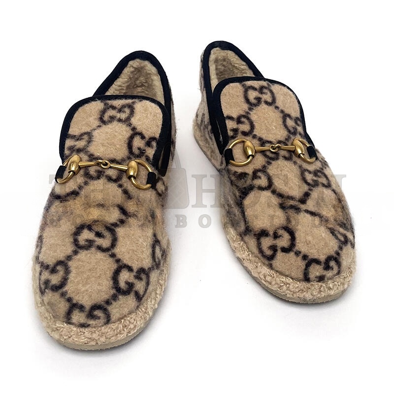 Gvc*1 MONOGRAM WOOL LOAFERS Master Quality