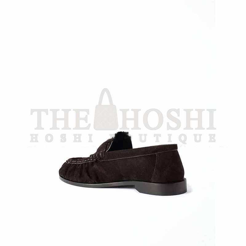 Y51 LE LOAFER LOGO-EMBELLISHED SUEDE LOAFERS 7668762W5AA6023 Master Quality