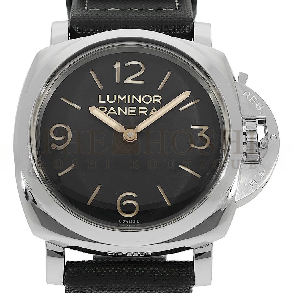 Pa*e*a1 LUMINOR MARINA 1950 STAINLESS STEEL 44MM CUSHION BLACK WATCH PAM359 Master Quality